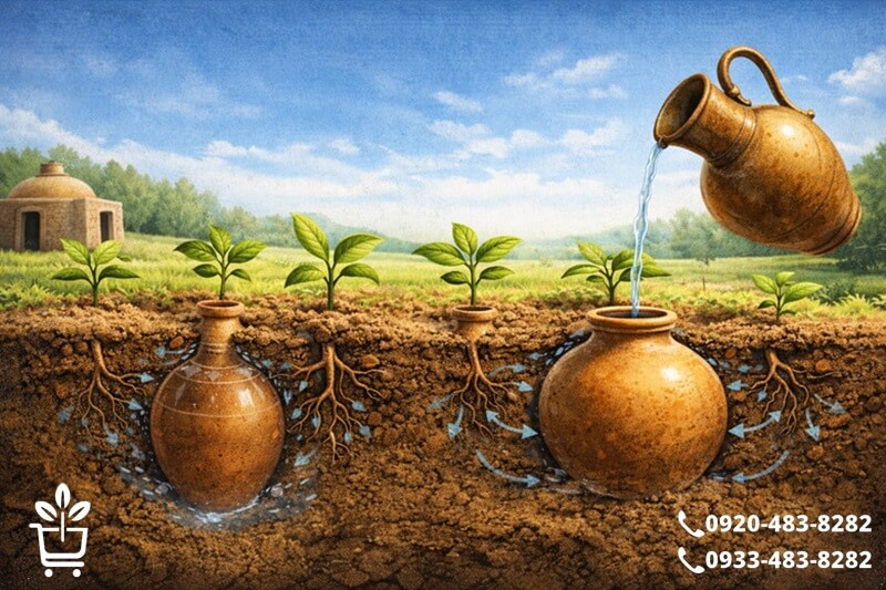آبیاری کوزه ای؛ میراثی که دوباره زنده شده