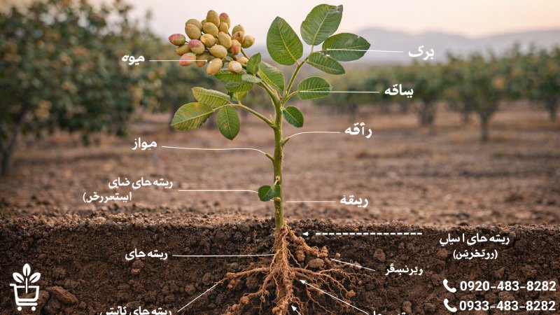 فصل طلایی و ایده آل کاشت نهال پسته در مناطق مختلف ایران