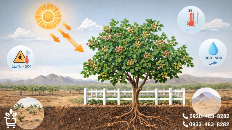 درک عمیق فیزیولوژی و آناتومی نهال پسته