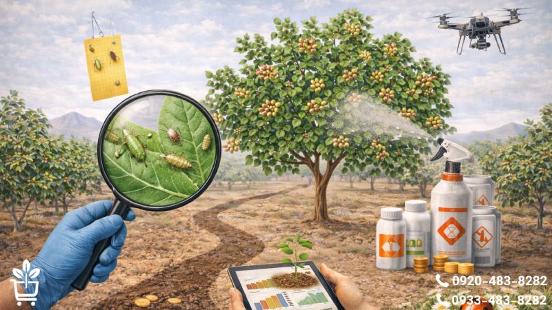 استراتژی مدیریت پیشرفته آفات و بیماری های باغ پسته