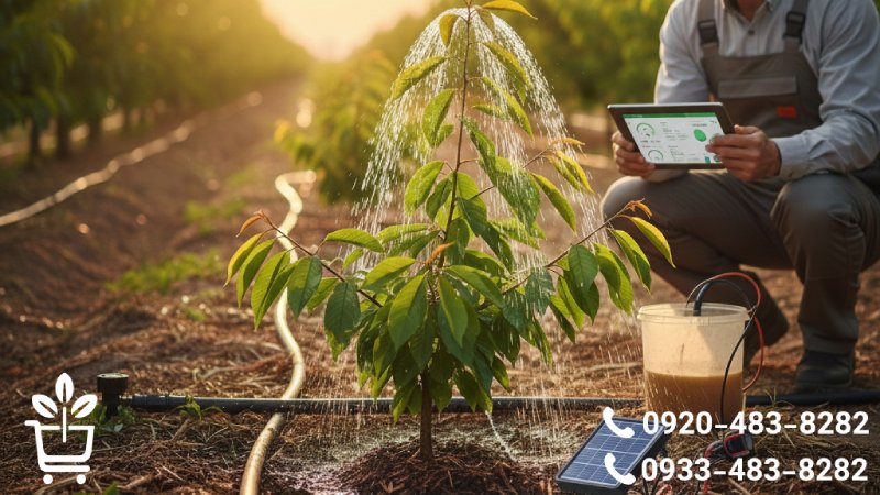 آبیاری و تغذیه اصولی نهال گیلاس