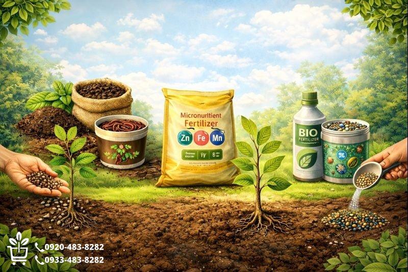 انواع کود مناسب برای کاشت نهال