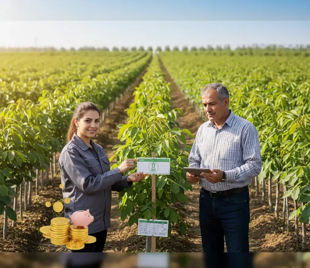 قیمت نهال گردو در خرید عمده