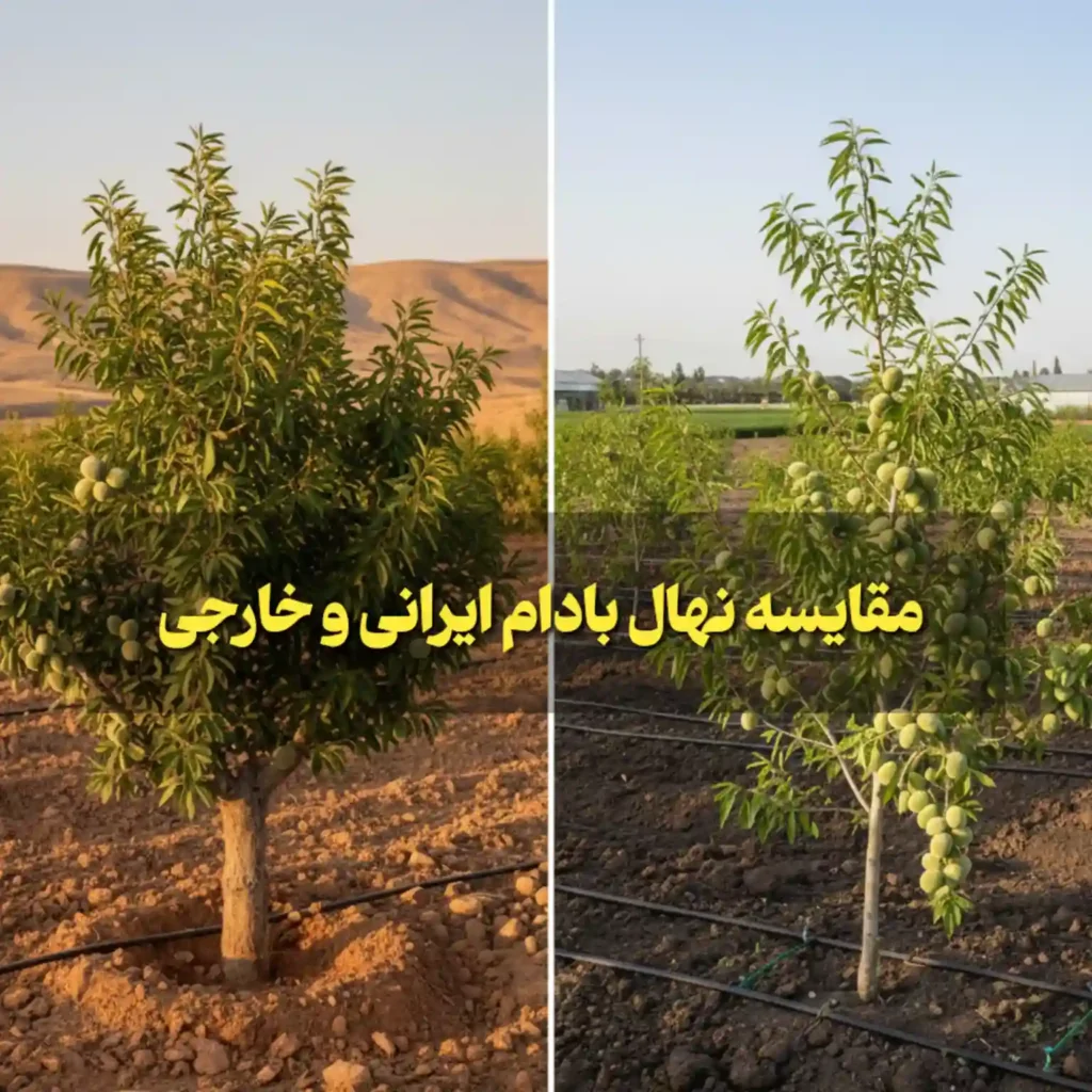 مقایسه نهال ایرانی و خارجی