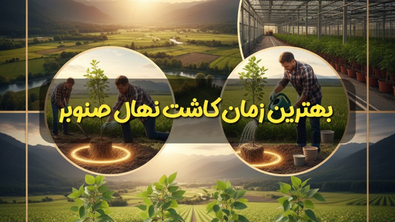 بهترین زمان کاشت نهال صنوبر